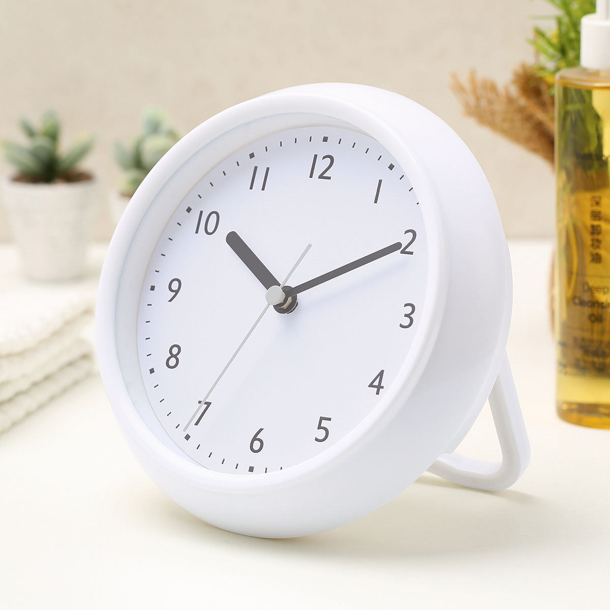 BATHROOM CLOCK WATERPROOF WITH HOOK