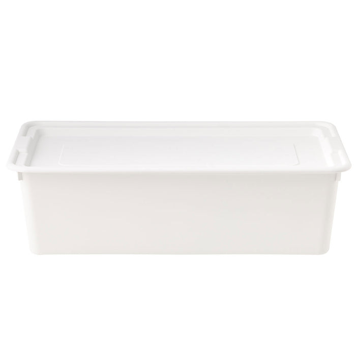 STORAGE BOX WITH LID N-ROBIN WIDE WH