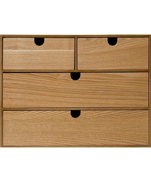 STORAGEBOX NATURAL WOOD 3STEP NA