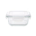 HEAT RESISTANT GLASS STORAGE CONTAINER 300ML SQUARE