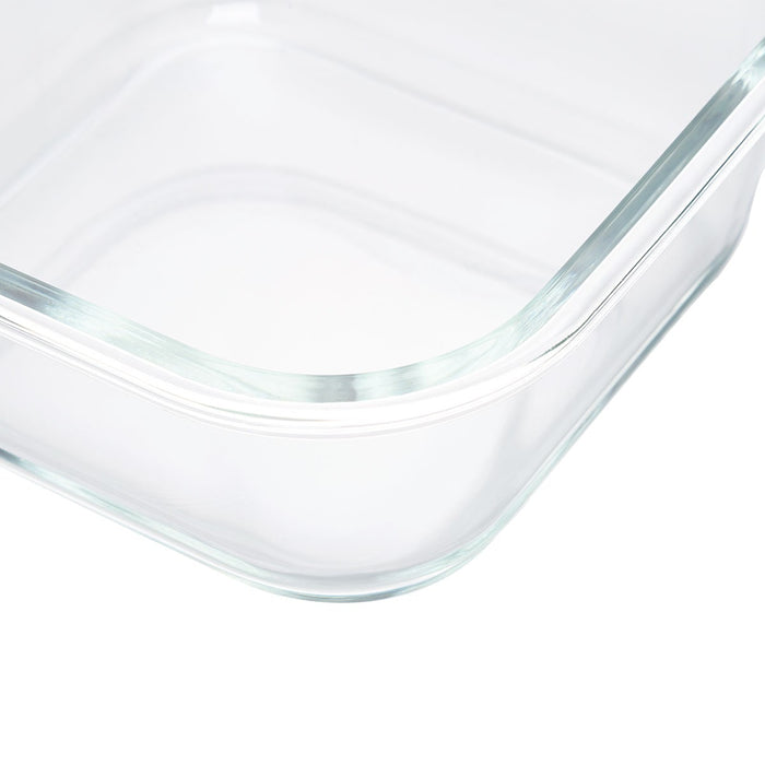 HEAT RESISTANT GLASS STORAGE CONTAINER 780ML SQUARE