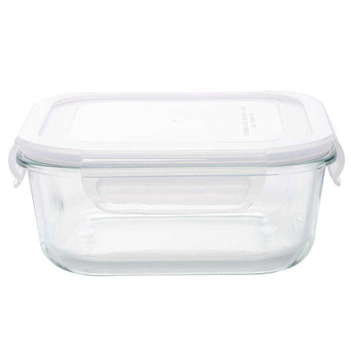 HEAT RESISTANT GLASS STORAGE CONTAINER 1170ML SQUARE