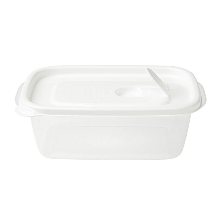 SQUARE FOOD CONTAINER 940 2P WH
