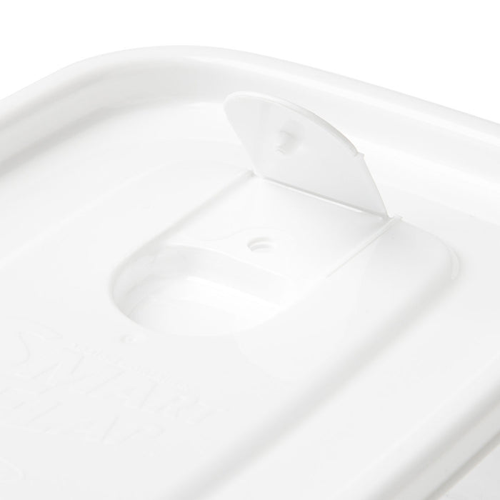 SQUARE FOOD CONTAINER 940 2P WH