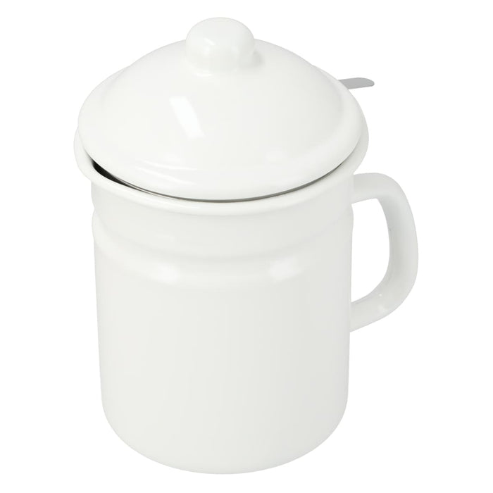 OIL POT WITH STRAINER 1.1L WH