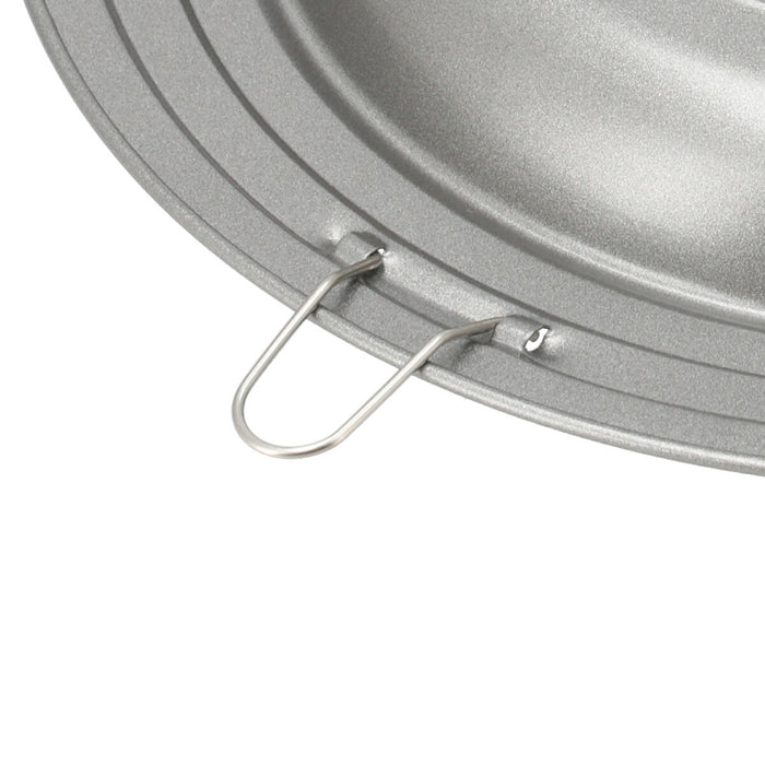 STANDABLE STEEL FRY PAN COVER 22-26CM