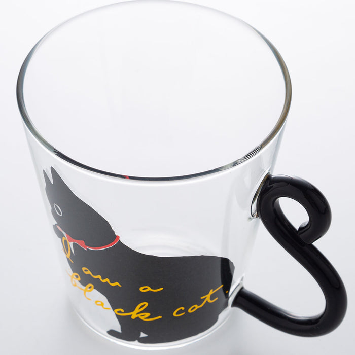 GLASS MUG BLACK 319139-1