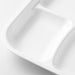 RESIN PARTITION PLATE SQUARE DELI WH 25CM