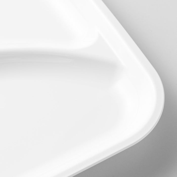 RESIN PARTITION PLATE SQUARE DELI WH 25CM