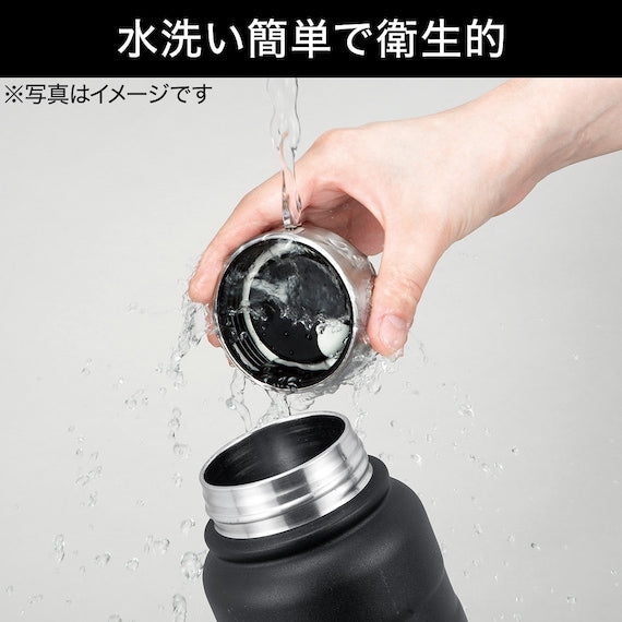 DOUBLE WALL WATER BOTTLE 710ML BK